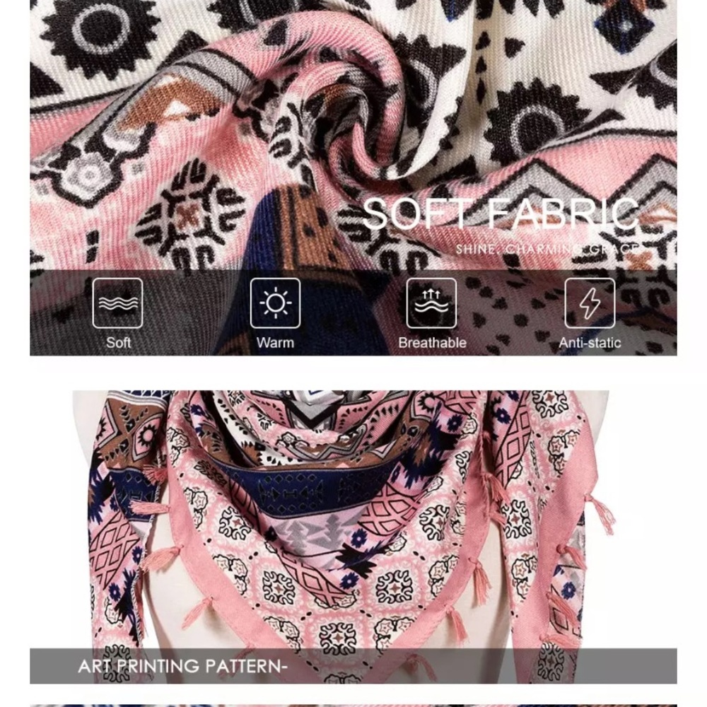 Bohemian Style Scarf - Picture 3 of 4